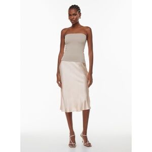 Aritzia Babaton Slip Satin Midi Skirt